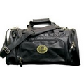 Leatherette Sport Locker Bag W/ Logoed Medallion (Die Struck)